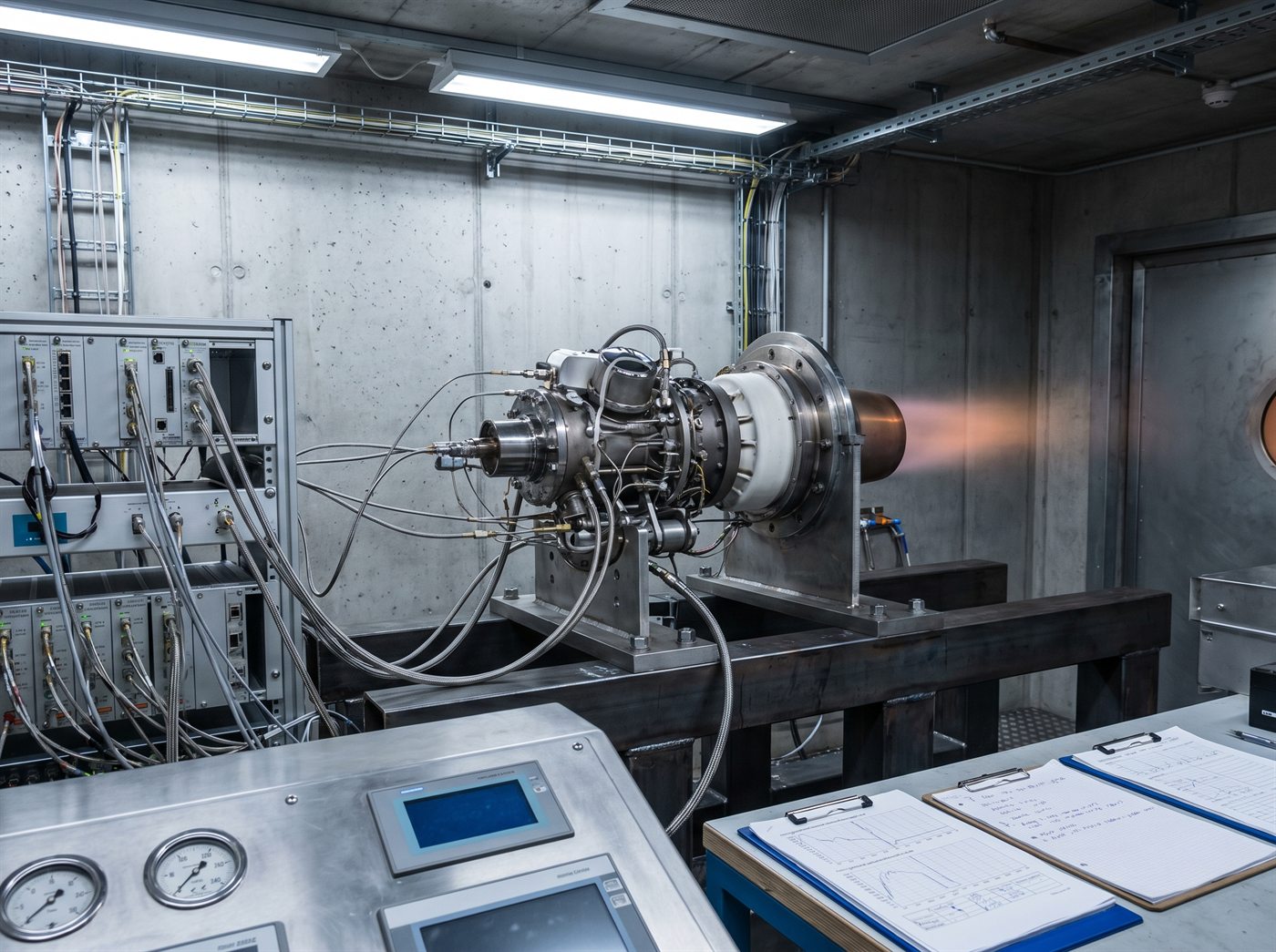 Engine test rig